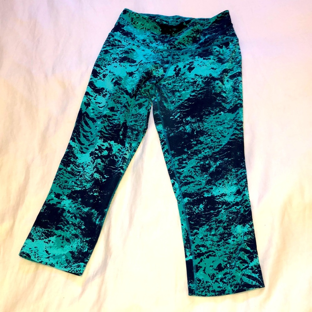 Nike Teal & Navy Marble Print Leggings MK